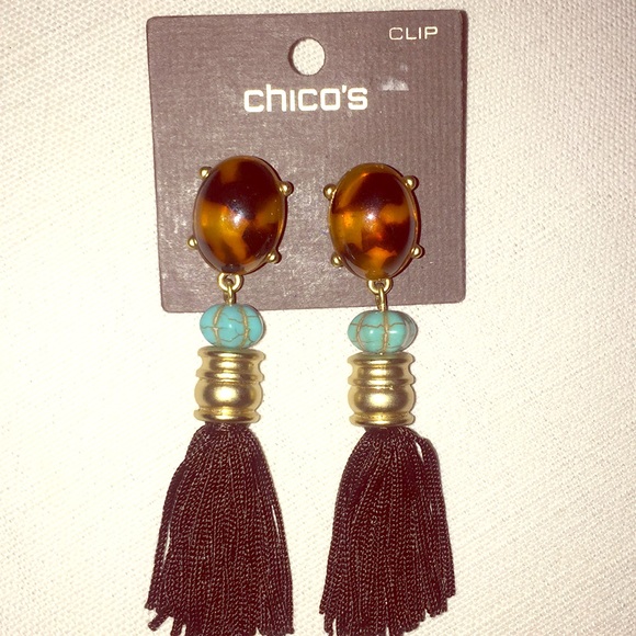Chico's Jewelry Clip Earrings Poshmark